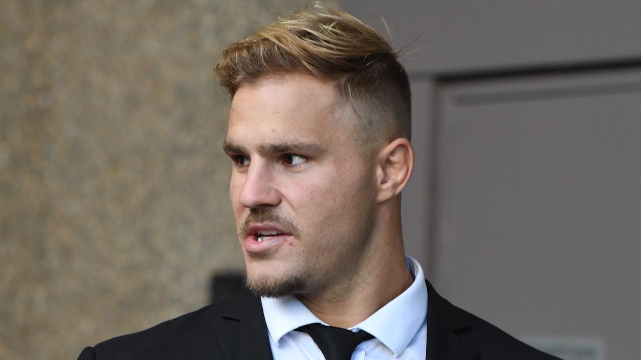Dragons forward Jack De Belin is reportedly seeking damages from the NRL. 