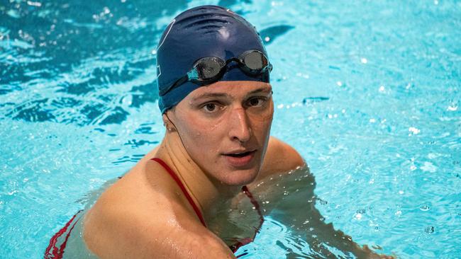 Transgender swimmer Lia Thomas won an NCAA division one championship competing for the University of Pennsylvania in 2022. Under the proposed executive order of Donald Trump, Thomas would be ineligible to compete Picture: AFP