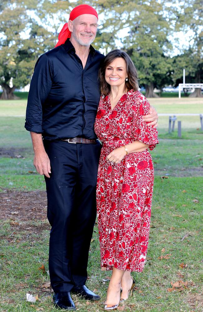 Grant’s chapter pokes fun at an annual Australia Day party held by FitzSimons and his wife, journalist Lisa Wilkinson, at their home. Picture: Stephen Cooper