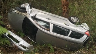 Cherie Lang, 45, of Lake Haven, suffered head and neck injuries after her station wagon spun out on Fagans Rd, Lisarow, in 2018. Picture: supplied