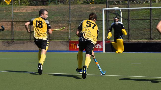 Photos from Darwin B-grade hockey grand final day. Picture: Darcy Jennings.
