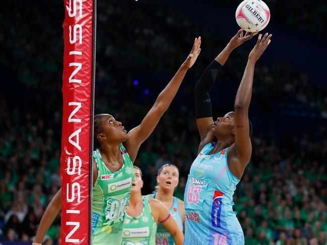 Shimona Jok in action for the Mavericks. Picture: James Worsfold/Getty Images