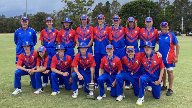 Newcastle claimed the Bradman Cup, the NSW under 16 country championships, for the first time since 2011. Photo: Alex Pichaloff.