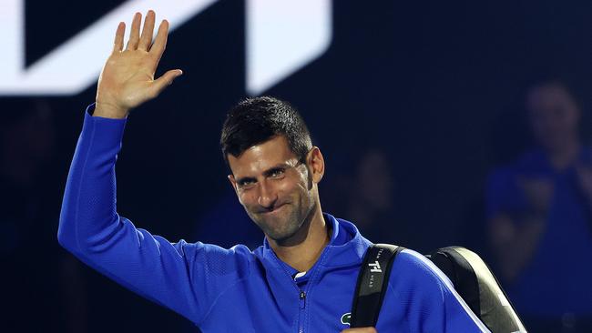 Novak Djokovic has a phenomenal record at Rod Laver Arena. Picture: Mark Stewart