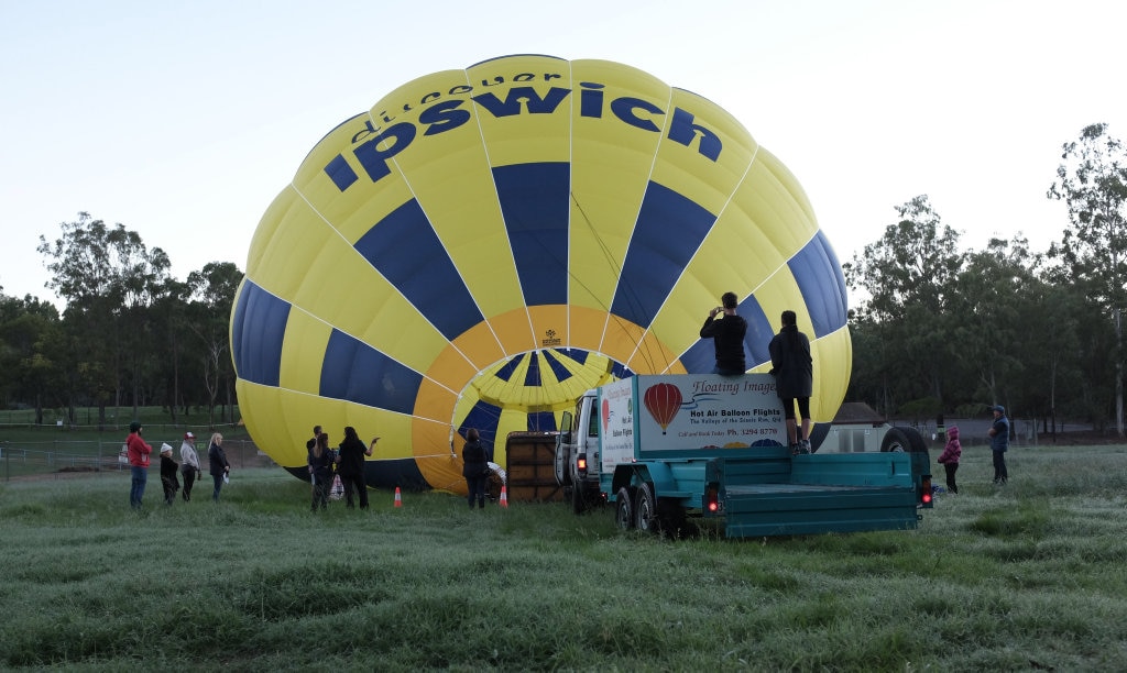 Ipswich business Floating Images Hot Air Balloon. Graeme Day. Picture: Rob Williams