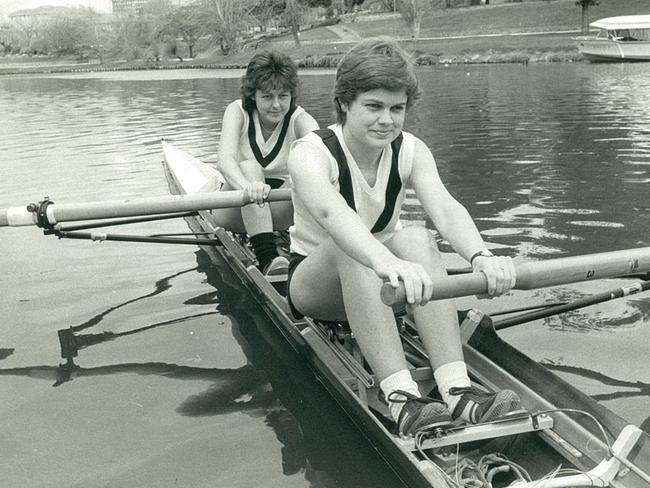 Frances Adamson and Frances Ward in 1984