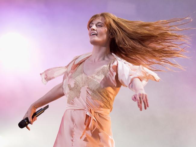 The Queen of stage spin Florence and the Machine will be here in January. Picture: Getty Images