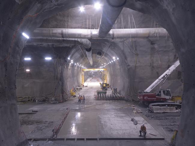 New photos of the future State Library Station. Picture: Supplied.