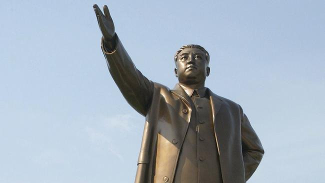 The Accusation is set in the rule of Kim Il-sung, grandfather of the present leader. Picture: Getty Images