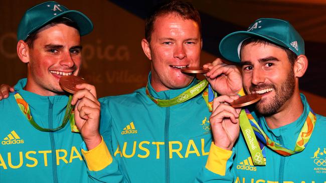 The Australian Men's Archery team of Alec Potts, Ryan Tyack and Taylor claimed Australia’s first medals of the Rio Games.