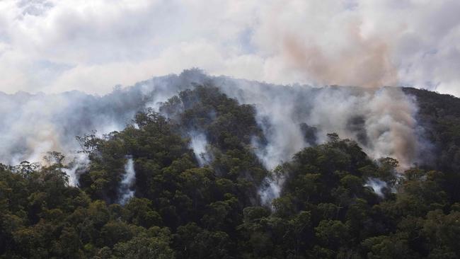 FILE PHOTO: A bushfire in the Far North. Picture: Brendan Radke