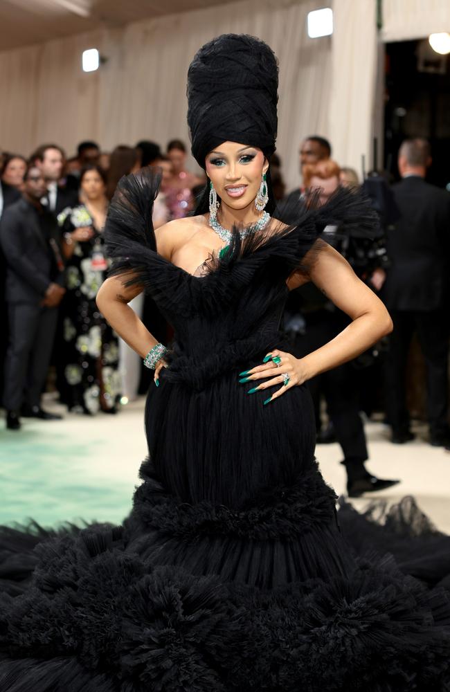 Cardi B attends arrives at the Met Gala. Picture: Dimitrios Kambouris/Getty Images for The Met Museum/Vogue