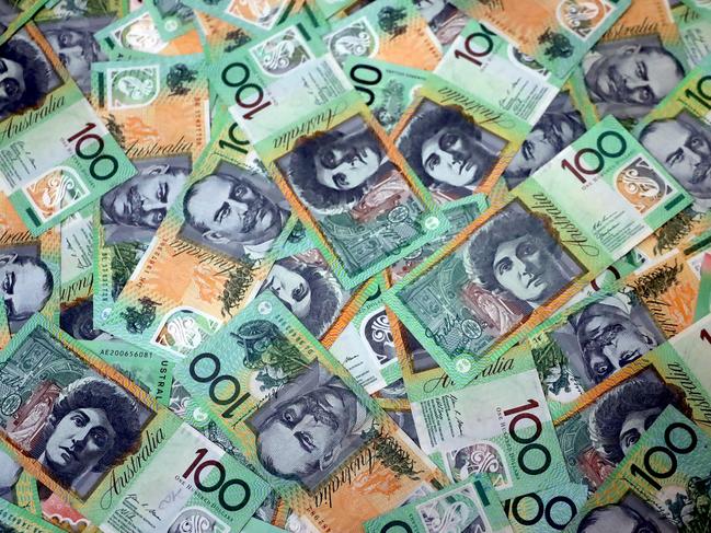 FEDERAL BUDGET 2024: AUSTRALIA - NewsWire Photos - General view editorial generic stock photo of Australian cash money currency. Picture: NCA NewsWire / Nicholas Eagar