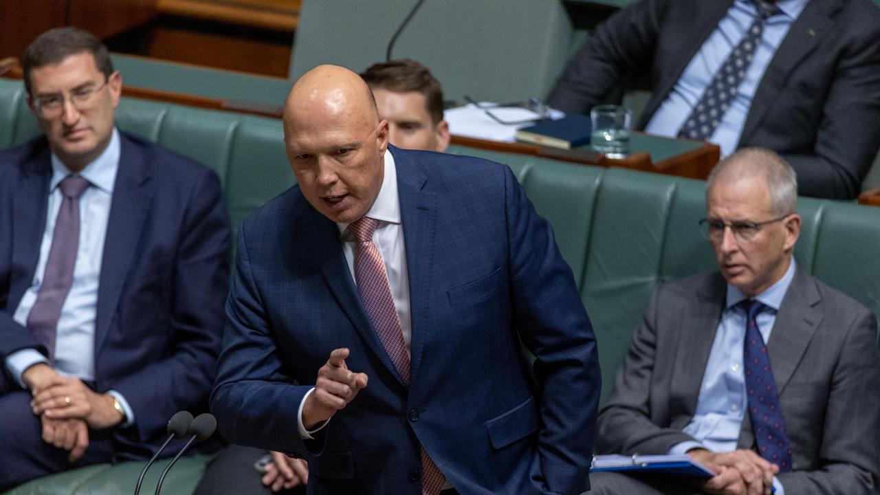 Opposition leader Peter Dutton is seeking more detail. Picture: NCA NewsWire / Gary Ramage