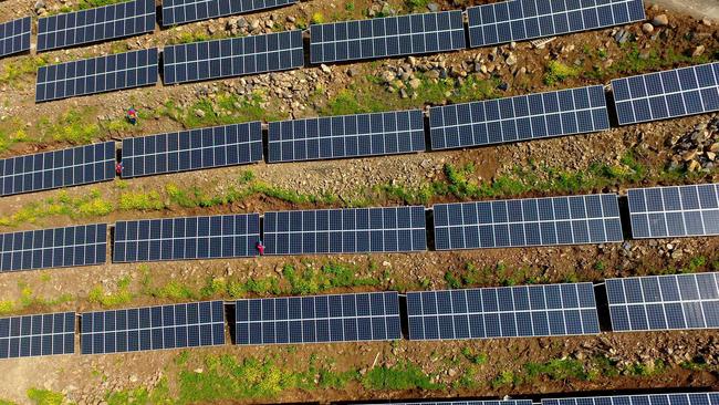 The use of solar energy could help form part of the solution to a looming energy crisis. Picture: AFP