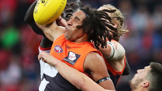 North will get its first look at Giant Aiden Bonar against the Saints. Picture: Phil Hillyard