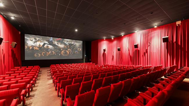 One of the four screens inside the Croydon Cinemas complex, which is up for sale. Picture: Supplied.