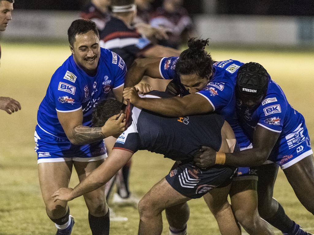 Newtown against Warwick in TRL A grade round 10 rugby league at Jack Martin Centre, Saturday, June 19, 2021. Picture: Kevin Farmer
