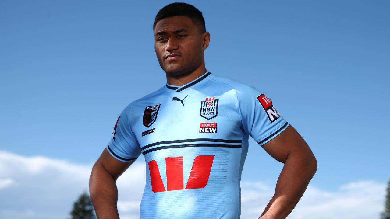 Blues debutant Stefano Utoikamanu. Picture: Jason McCawley/Getty Images