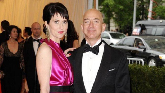 MacKenzie and Jeff Bezos