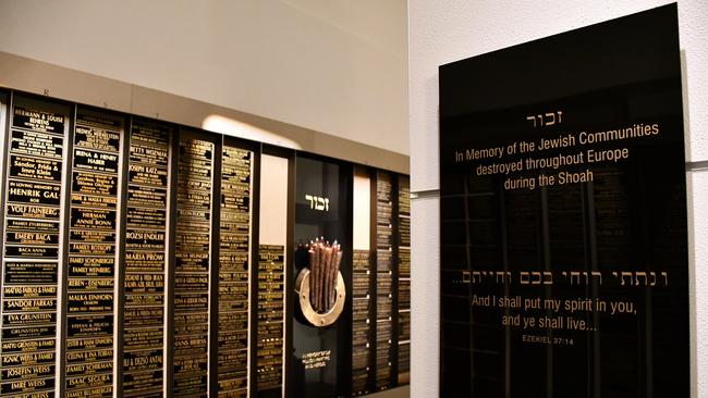 A photo inside the Sydney Jewish Museum