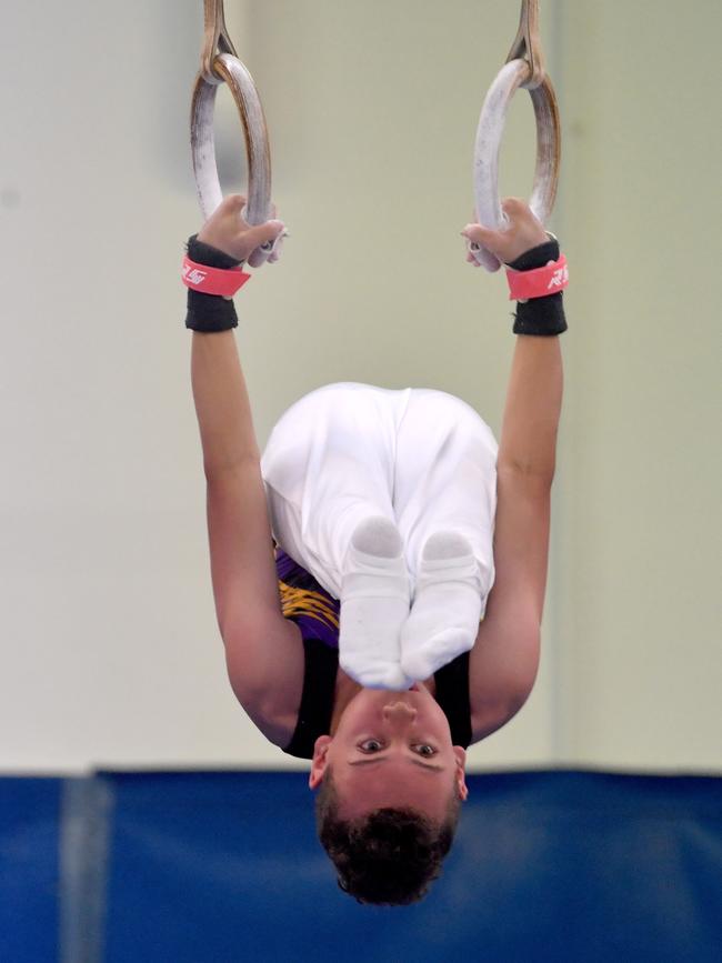 BEST PHOTOGRAPHS 2022. Evan Morgan. Aikenvale Tropical Townsville Gymnastics Championships. MAG Level 1-4. Townsville's Luke Kacmarek. Picture: Evan Morgan