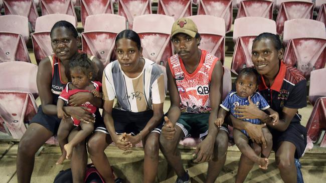 Tiwi Bombers fans came down to watch Gary Ablett with Palmerston play St Mary’s. Picture: (A)manda Parkinson