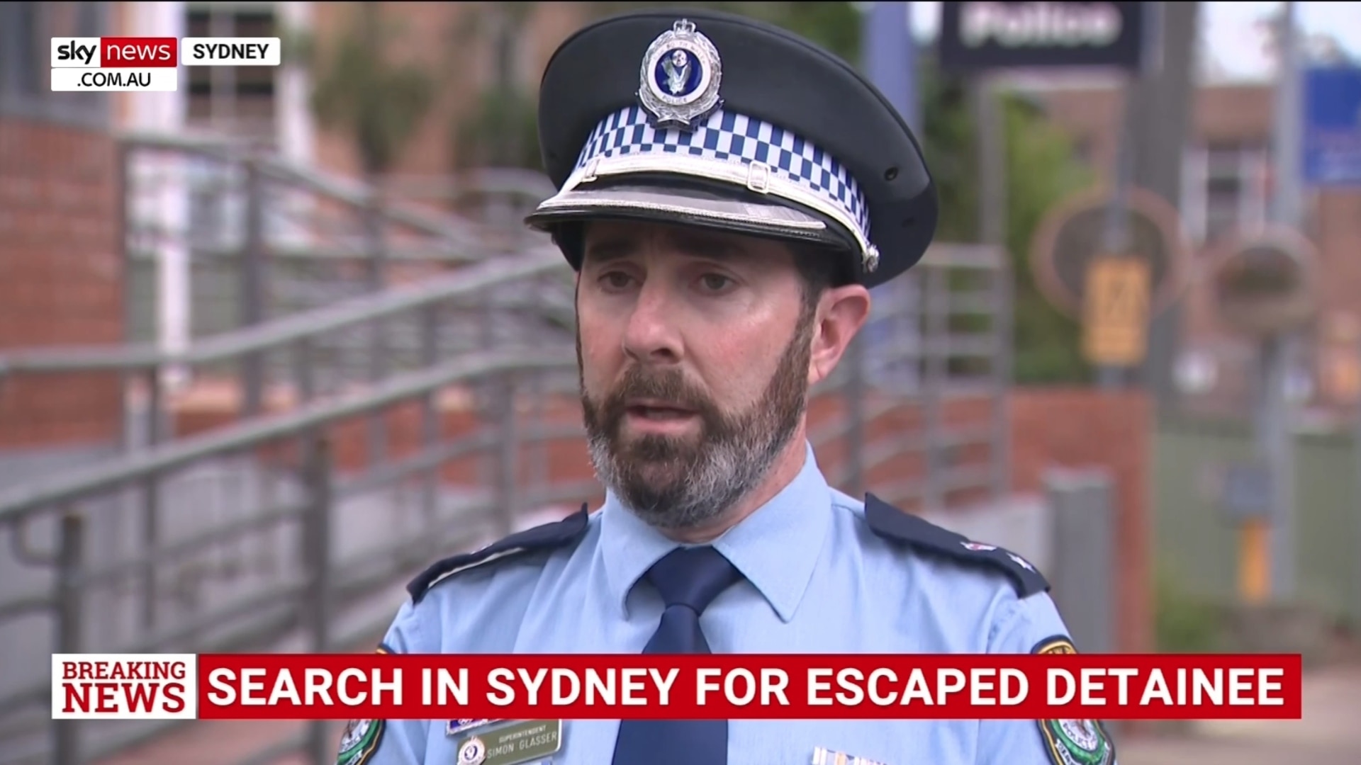 Escaped detainee on the run in Sydney's west