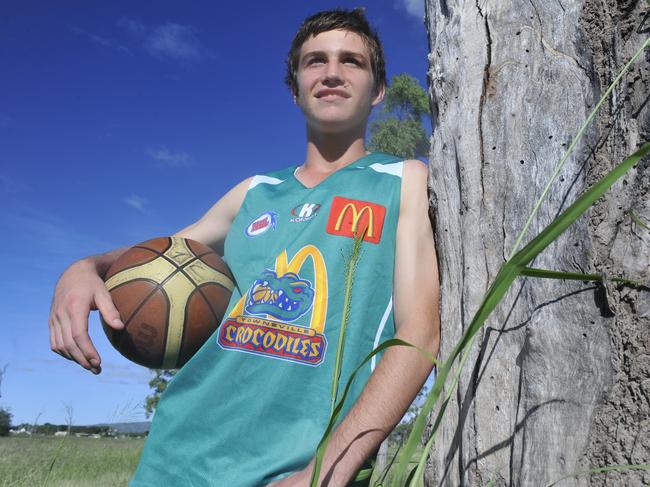 Mitch Norton as a fresh-faced 17-year-old Townsville Croc.