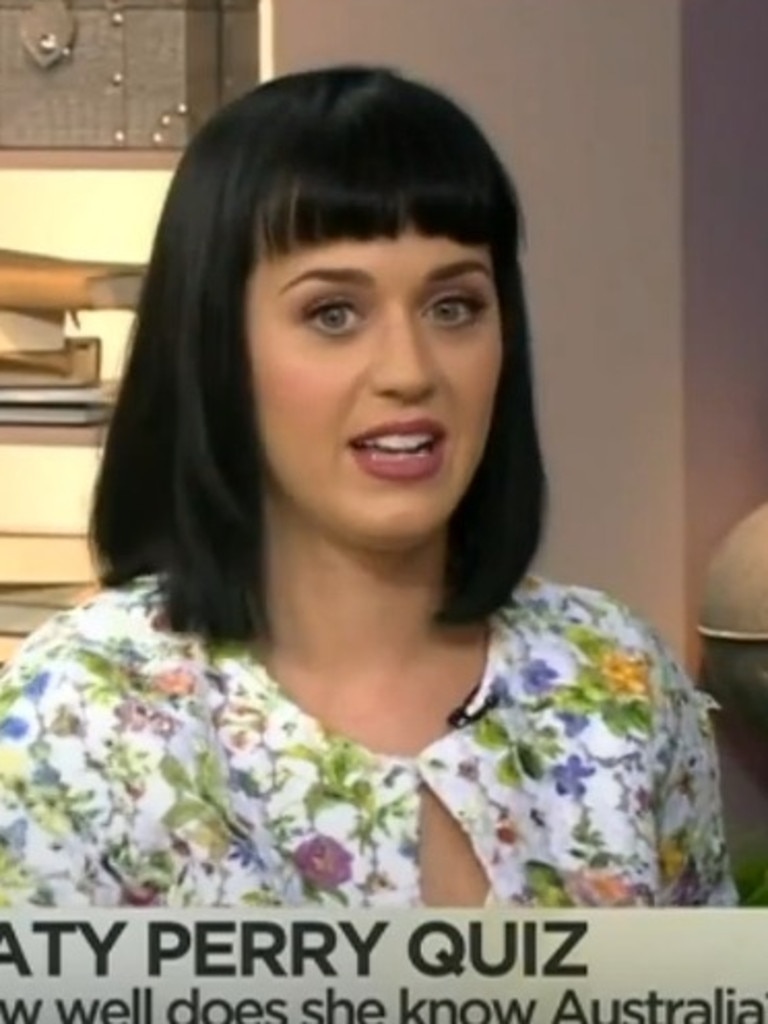 Katy Perry speaks her mind on Sunrise circa 2014.