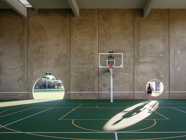 The new sports precinct at The Cathedral School received a commendation in the educational architecture category.