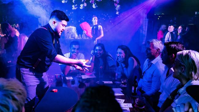 The Maho Magic Bar, which combines close-up magic with cocktails, is expected to appear during the 2023 Darwin Festival.