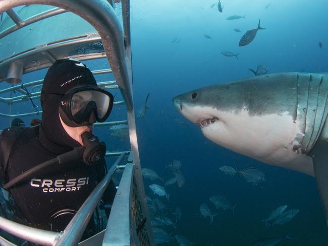 Trip director Siana Thompson and friend. Picture: Andrew Fox