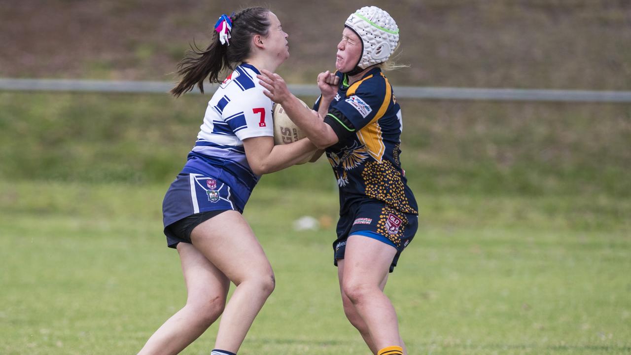 Bridget Lucas (left) of Brothers and Erika Dallinger of Highfield. Picture: Kevin Farmer