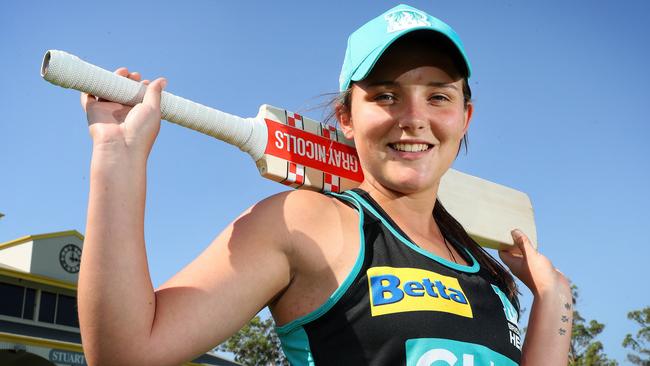 Brisbane Heat player Amelia Kerr, Allan Border Field, Albion. Photographer: Liam Kidston.