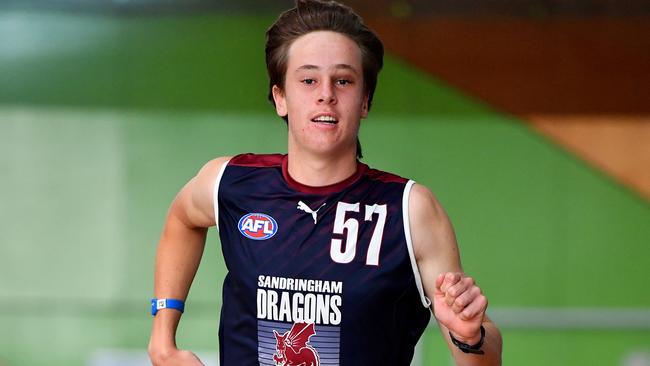 Sandringham Dragons key defender Ollie Murphy is shaping as a first-round selection. Picture: Getty Images