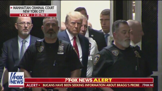 Former President Donald Trump Appears In Court To Be Arraigned | News ...