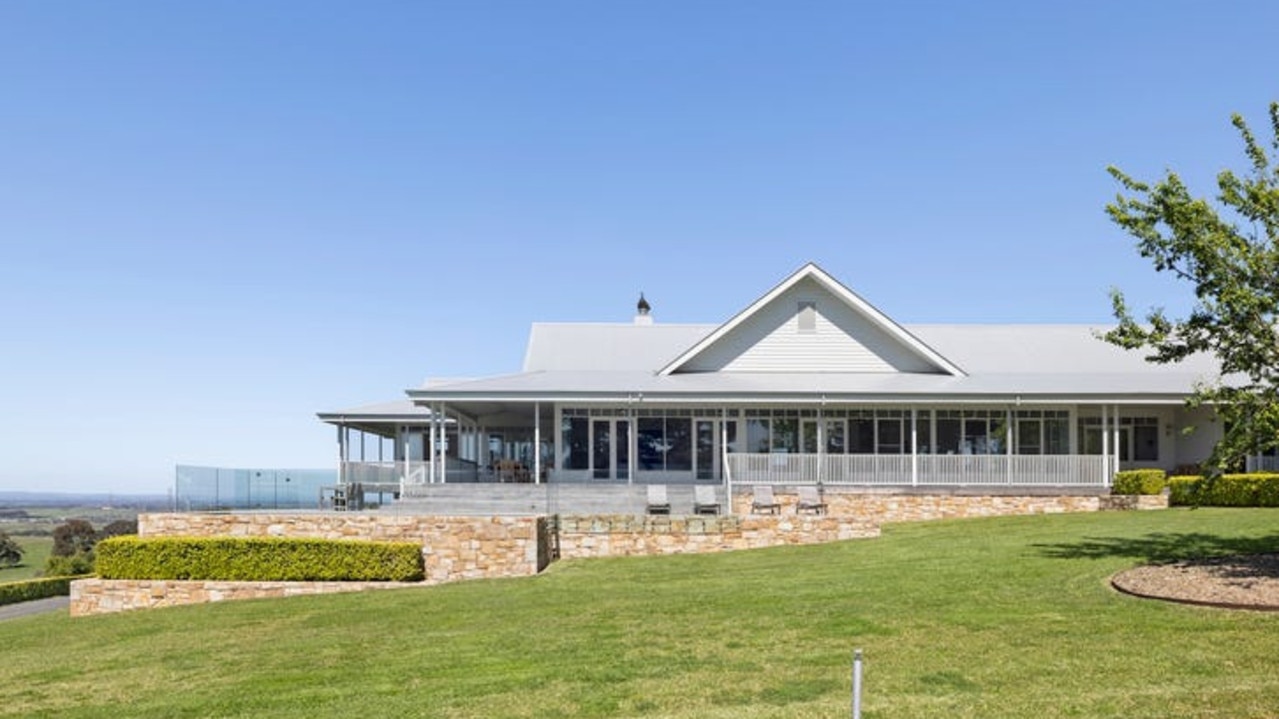 The lavish four-bedroom homestead with a large pool.