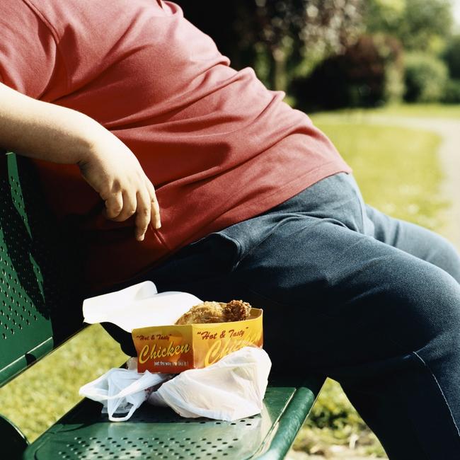 Men are more likely to carry fat around their middle.