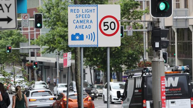 School zones were a massive fine money maker, despite school attendance reaching less that 10 per cent in March. Picture: Richard Dobson