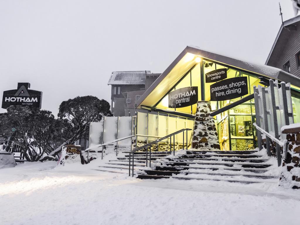 Ski resorts were gearing up to welcome the lucky first visitors of the season. Picture: NCA NewsWire/Dylan Robinson