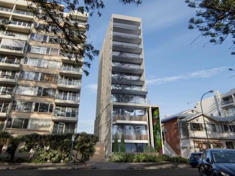 Artists impressions for an 11 storey apartment building at Colley Terrace, Glenelg. Picture: supplied