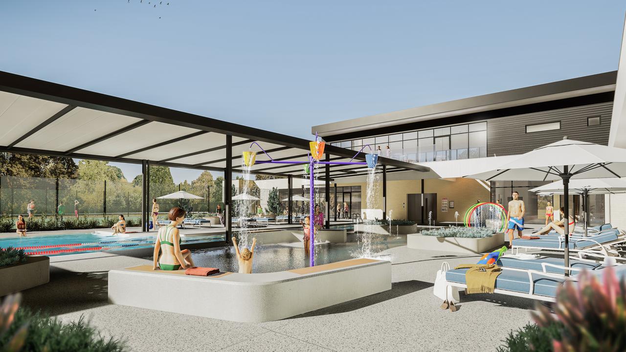 Concept designs of the Club Coridale pool. Picture: Supplied