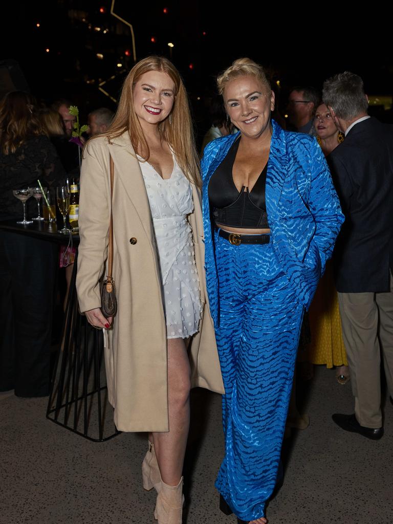 Emma Lease and Natalie Witts at the We Are Phoenix launch party at HOTA. Picture: Chris Crawford (The Pulse with Portia Large)