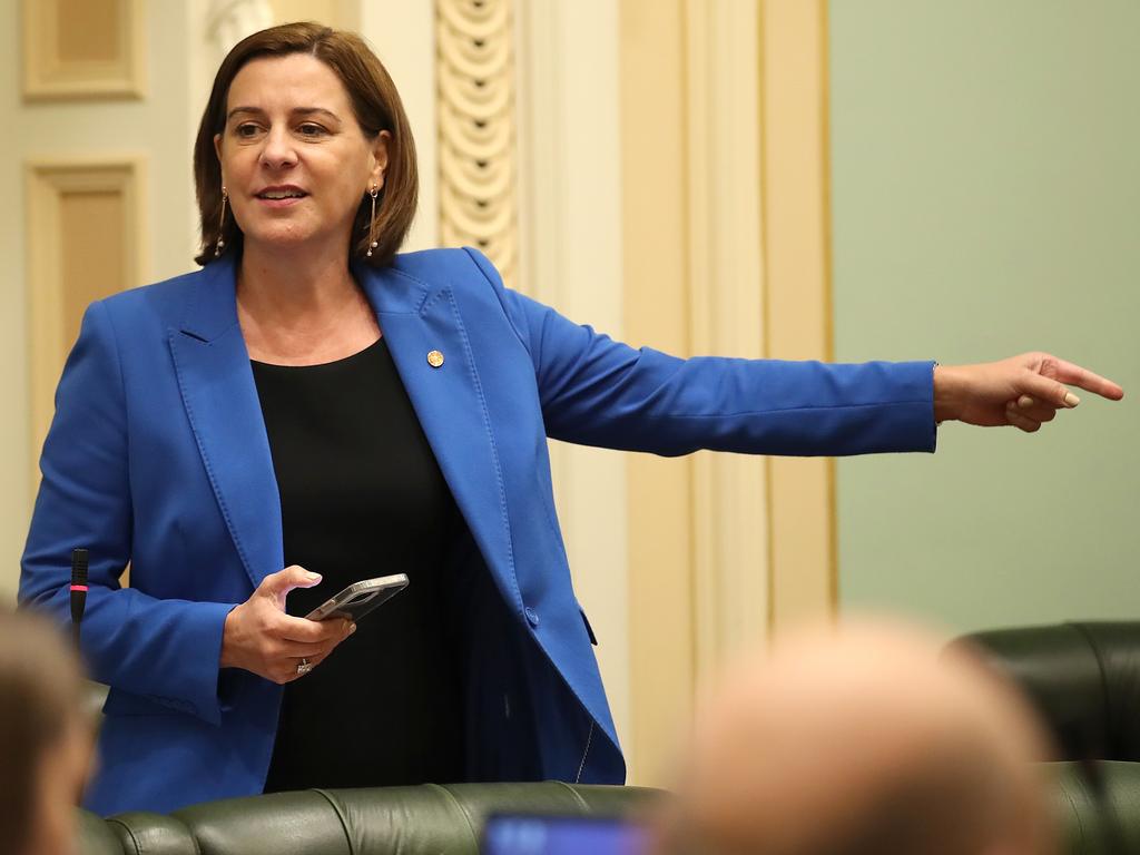 Opposition energy spokeswoman Deb Frecklington