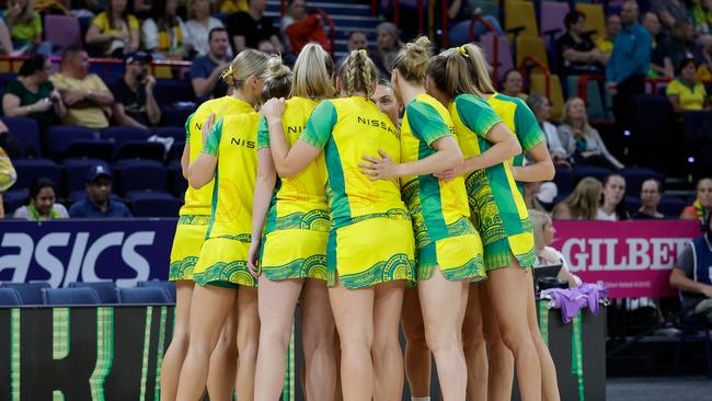 The Diamonds are dominating the Constellation Cup amid the pay dispute. (Photo by Russell Freeman/Getty Images)