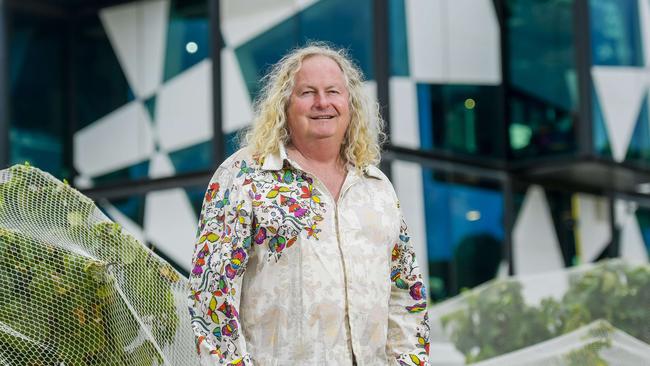 Chester Osborn outside the d’Arenberg Cube at McLaren Vale. Picture: Roy VanDerVegt.