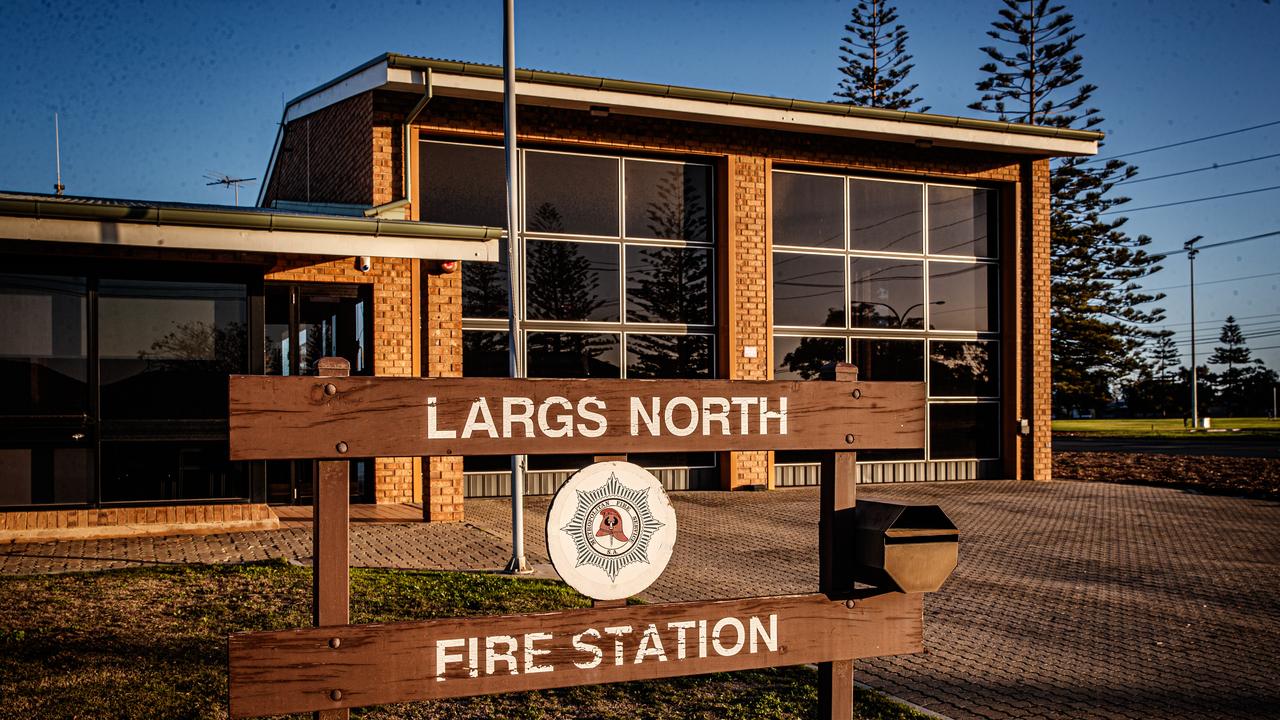 The Largs North Fire Station. Picture: Matt Turner