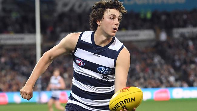 Jordan Clark has struggled to break into Geelong’s best 22 this season.