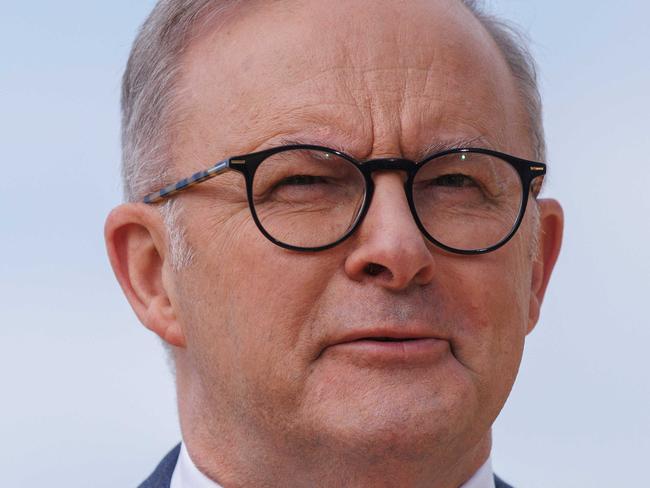 SYDNEY, AUSTRALIA - NewsWire Photos APRIL 26, 2023: Prime Minister Anthony Albanese announces that the next Quad Leaders Meeting will be held in Sydney. Picture: NCA NewsWire / David Swift